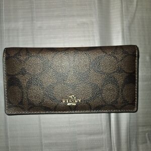 Coach Brown and Black Wallet